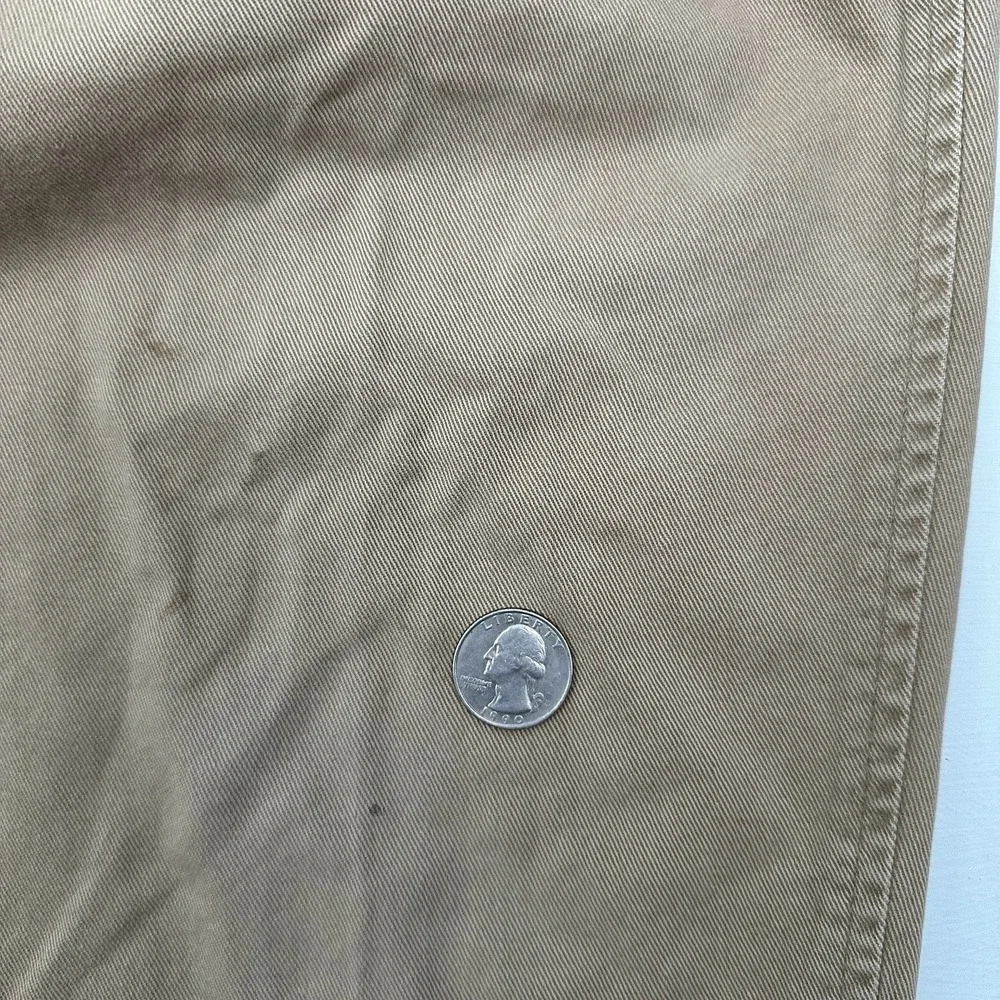 VTG Polo Ralph Lauren Pleated Chino Pants Mens 36 FIT 34x32 Khaki Beige Relaxed
